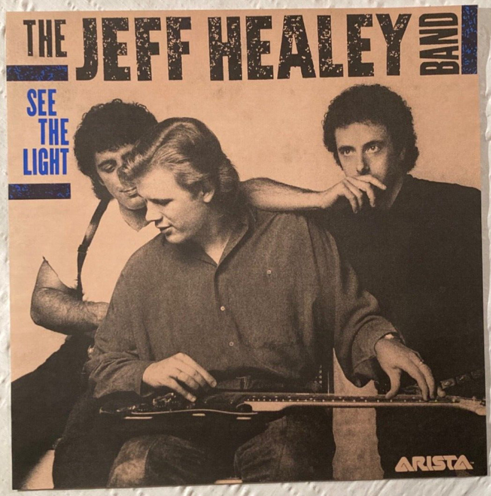 Jeff Healey Band 1988 Matte Promo Poster See The Light