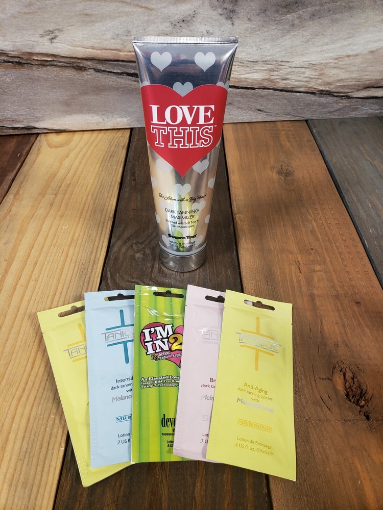 Supre Love This Maximizer Tanning Bed Lotion PLUS 5 Packets