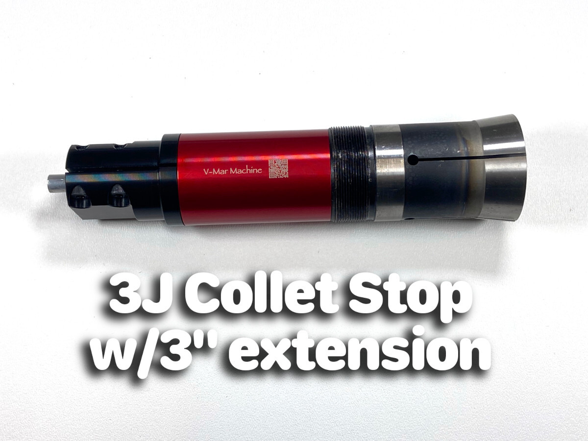 3J Collet Stop Extension 3", 6", 12" Brand New