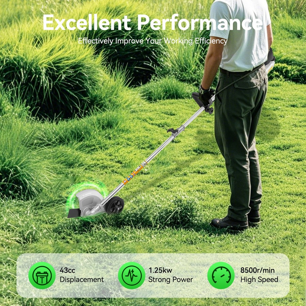 43 CC 2 Stroke Weed Trimmer Lawn Wacker Eater Weed Grass Trimming Machine