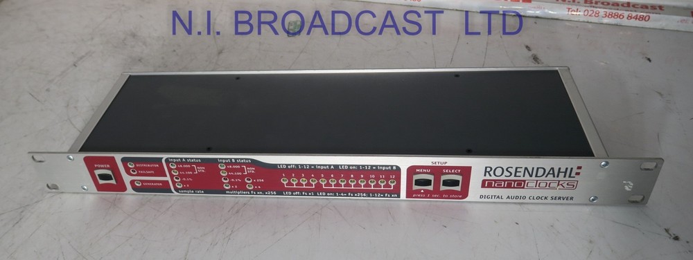 Rosendahl nanoclocks digital audio clock server