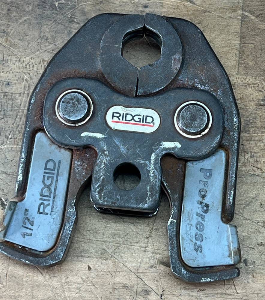 Ridgid 1/2" ProPress pro press jaws Head used