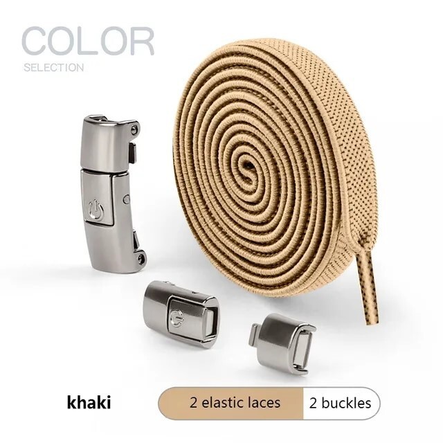No Tie Shoe Laces Elastic Laces With Press Lock
