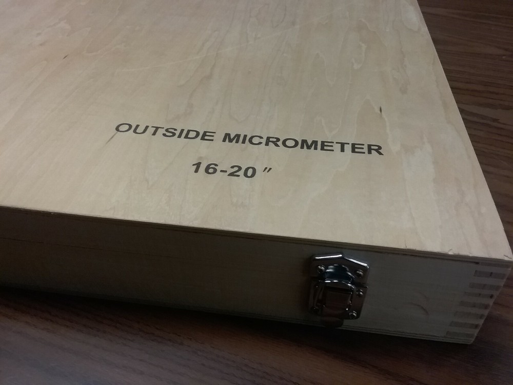 16"-20" INTERCHANGEABLE ANVIL OUTSIDE MICROMTER -NEW