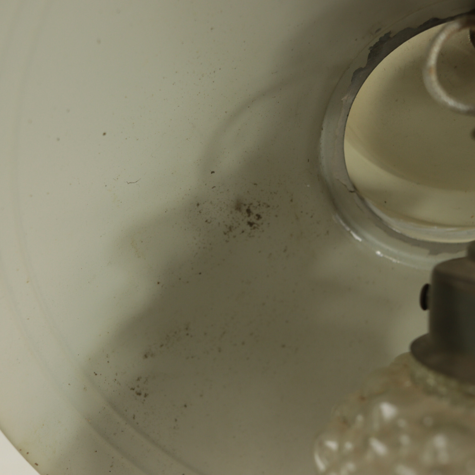 Vintage Mid Century Shaded Bracket Lantern 13" Max Height