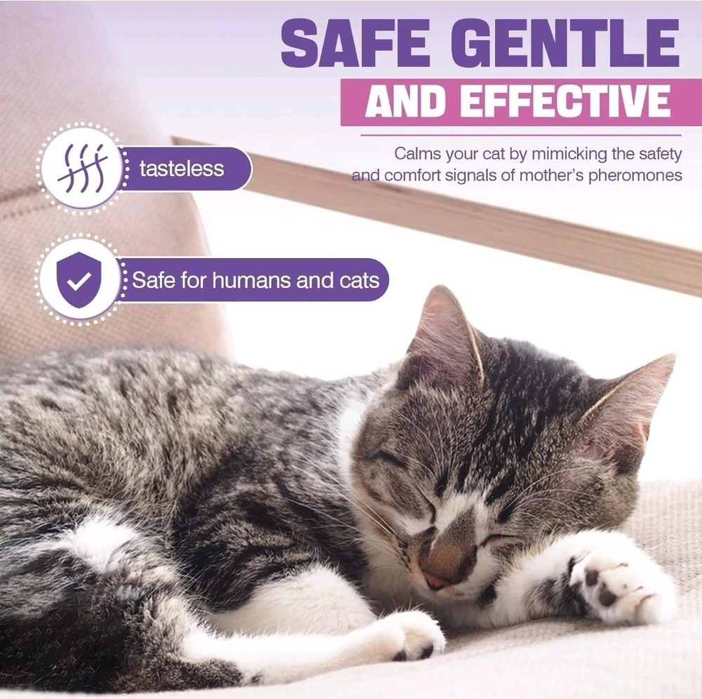 Cat Pheromones Calming Diffuser Refill 6 Pack Multicat Pheromone Diffusers - NEW