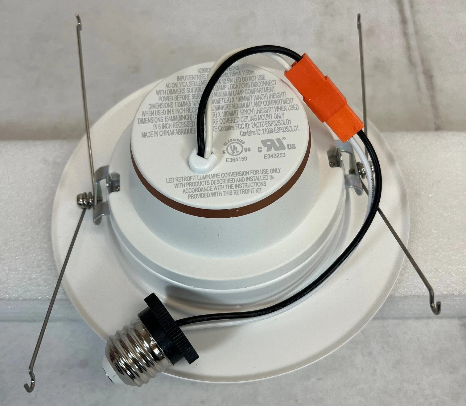 Lot of 2- Philips Smart Wi-Fi 85W 6” Recessed Downlight -WiZ Connected- FREE S/H