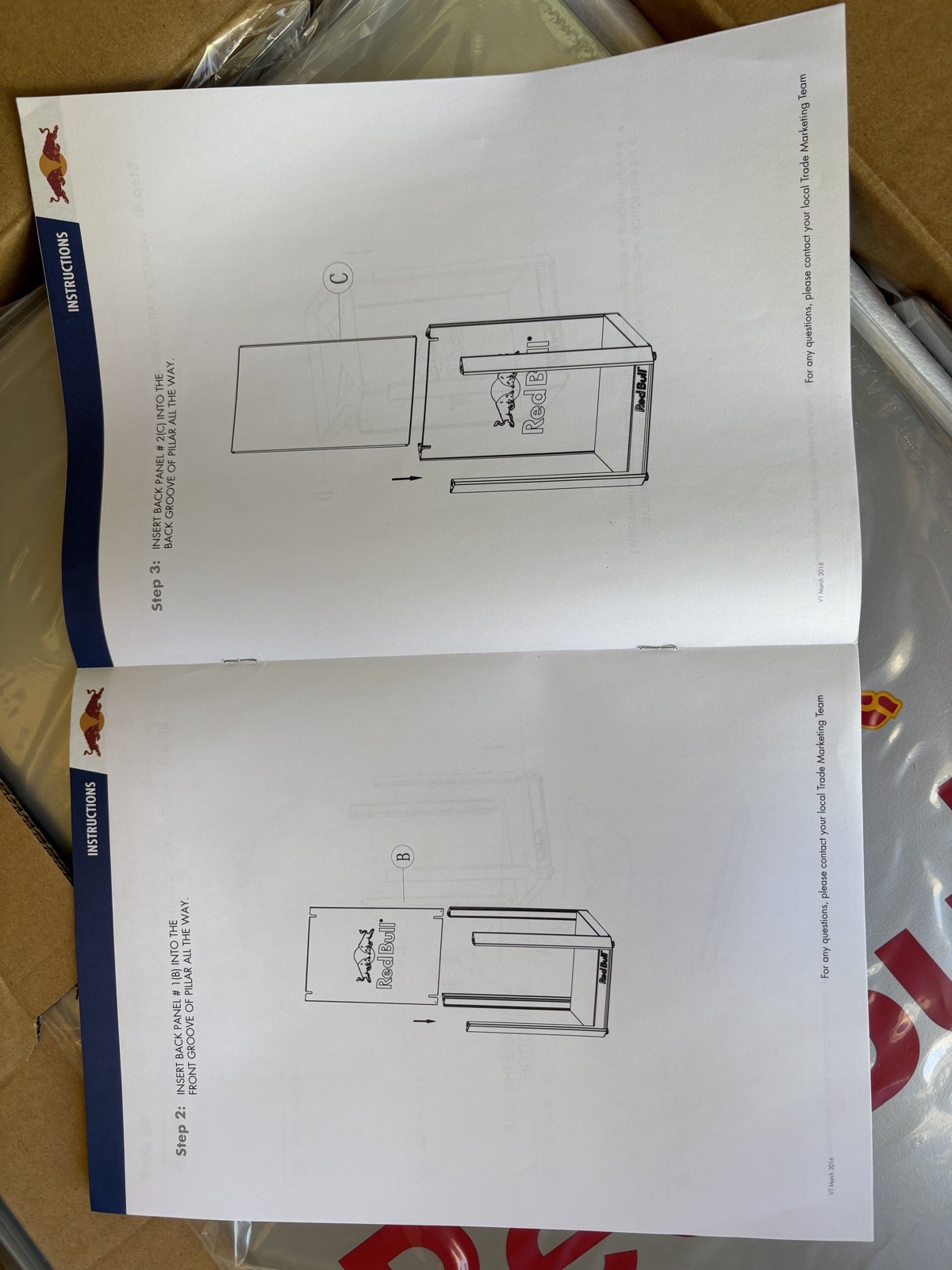 Red Bull Countertop Cooler stand for mini fridge ❄️ ❄️🧊🧊