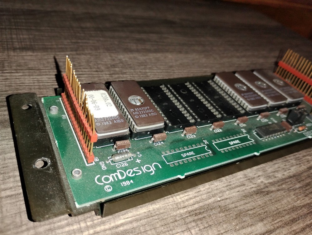 ComDesign FutureCom 2000 Remote Server Module 1984/1986 Circuit Board With EPROM