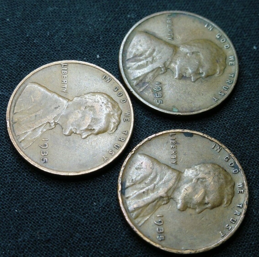 1935 P Lincoln Head Penny