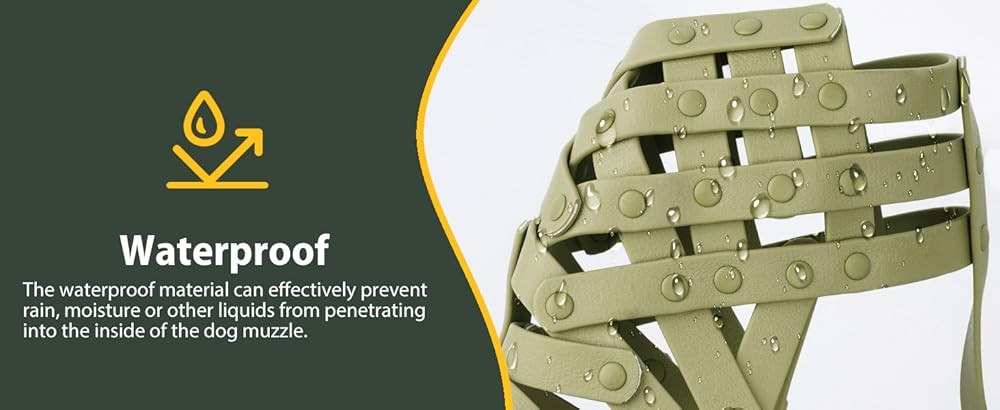 Pitbull Muzzle for Lar Medium Sized Dogs to Prevent Biting