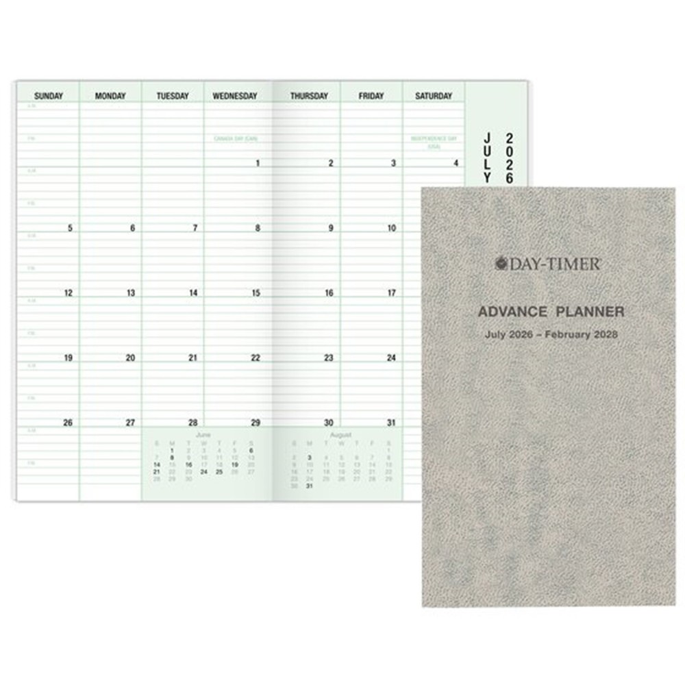 Day-Timer Jul 26 – Jun 27, 2-Page/Day Orig Planner Refill Compact 3x5" +Extras