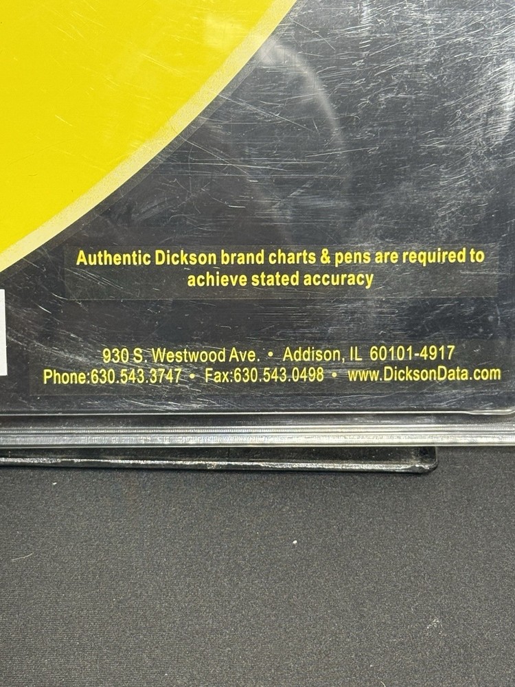 Dickson 6" Chart Paper for Super Compact Temperature Chart Recorders 5 to 20C