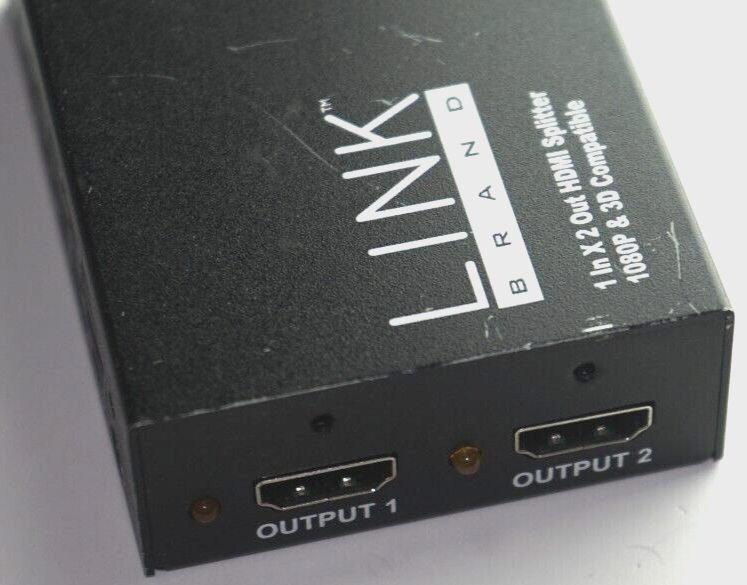 LINK HD1X2 HDMI SPLITTER 1080P & 3D COMPATIBLE