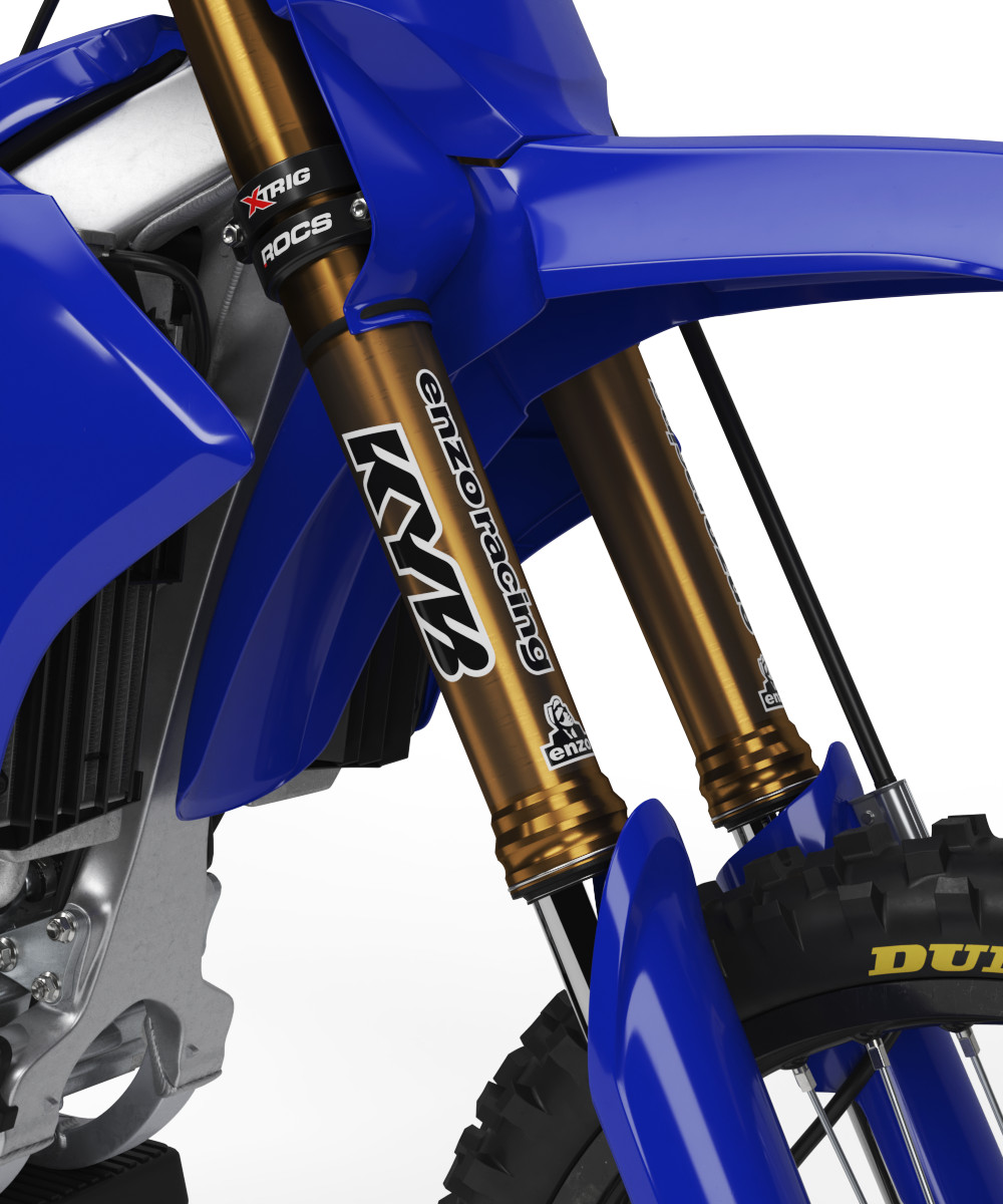 Enzo KYB Fork Stickers Suspension Decals Set (Black) (9x6.5)