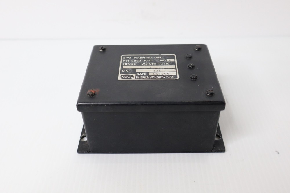 INSCO 2202-1002 RPM Warning Unit