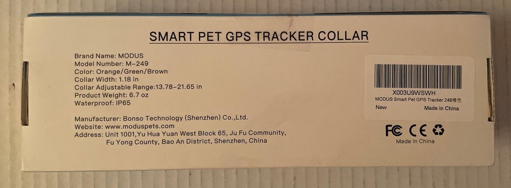 Smart Pet GPS Tracker Collar