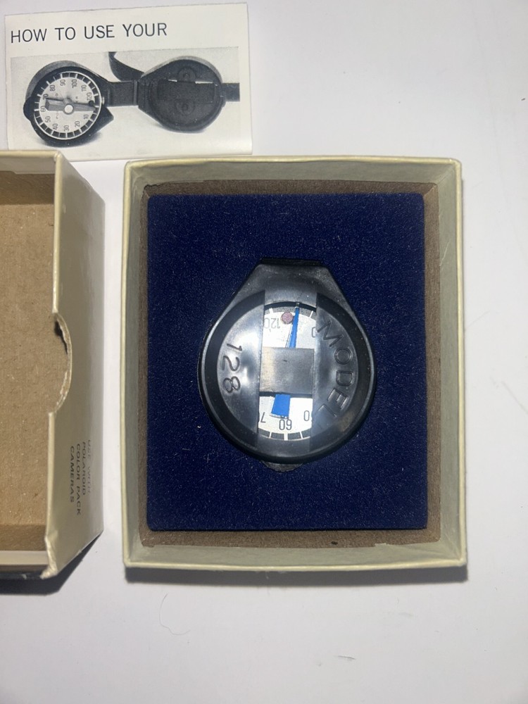 Vintage Polaroid Development timer #128 Original Packaging