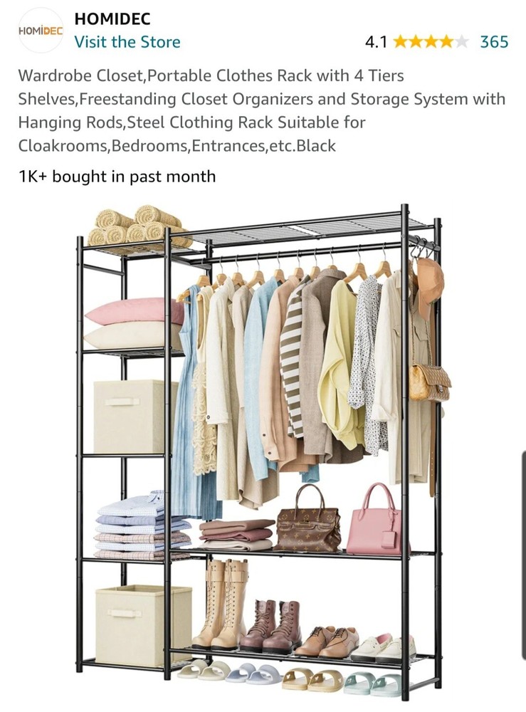 HOMIDEC Clothing Rack