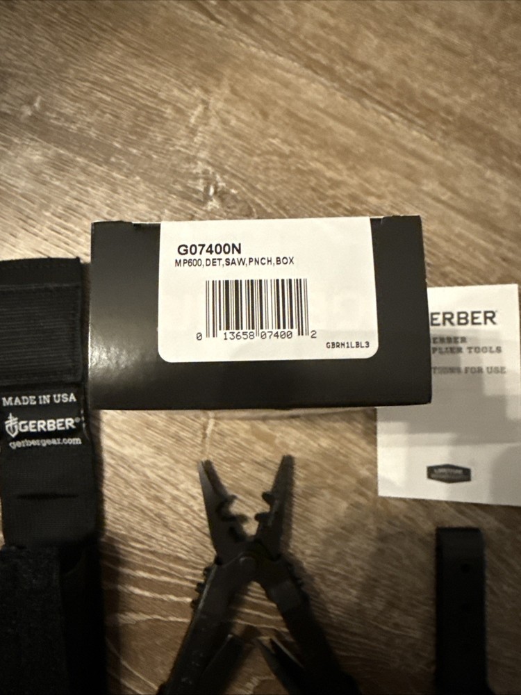Gerber Multitool MP600 07400N Black New In Box