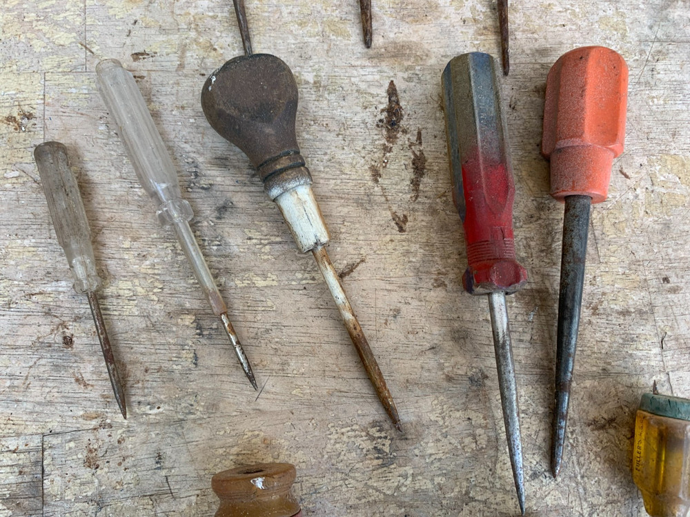 Wooden & Plastic Handel Awl