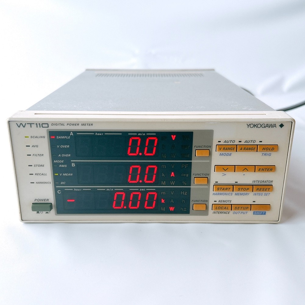 YOKOGAWA WT110 Digital Power Meter Analyzer Single Phase Tested