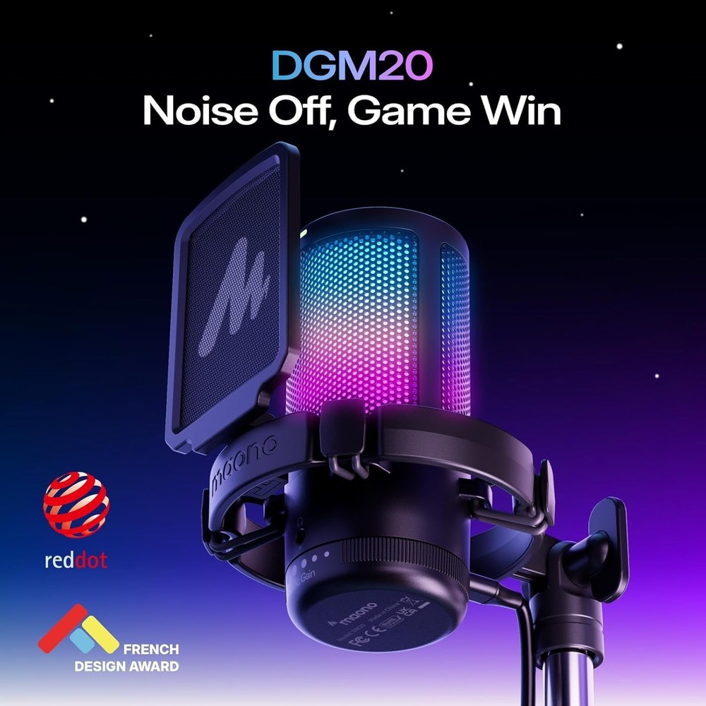 Gaming USB Microphone with Noise Cancellation - PC, PS4, PS5*