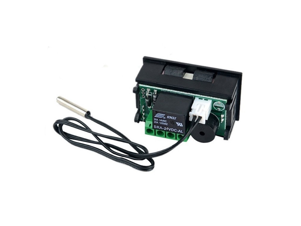 24V Thermostat Controller Switch Temperature Sensor Digital LED Microcomputer