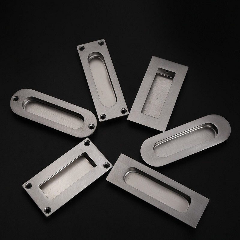 Sliding Door Flush Insert Pulls Knobs Recessed Flush Door With Screws