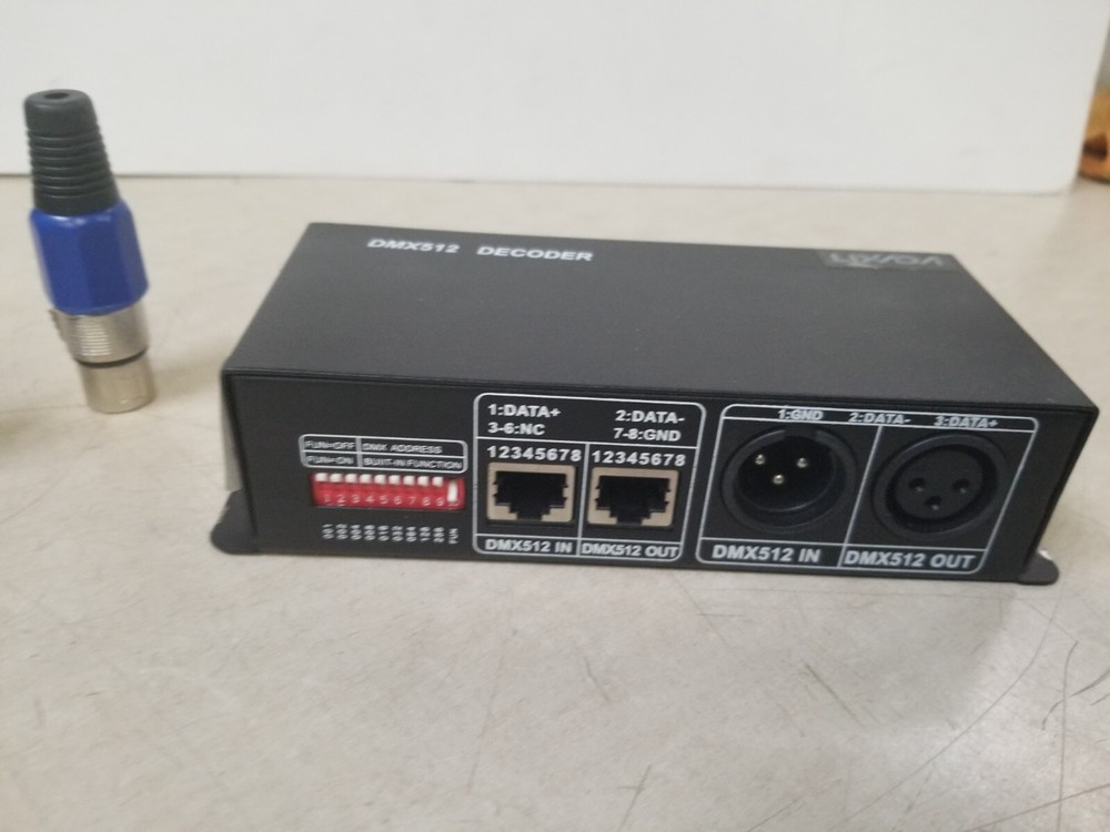 AKEPO LED DMX 4CH Digital Display Decoder DMX512