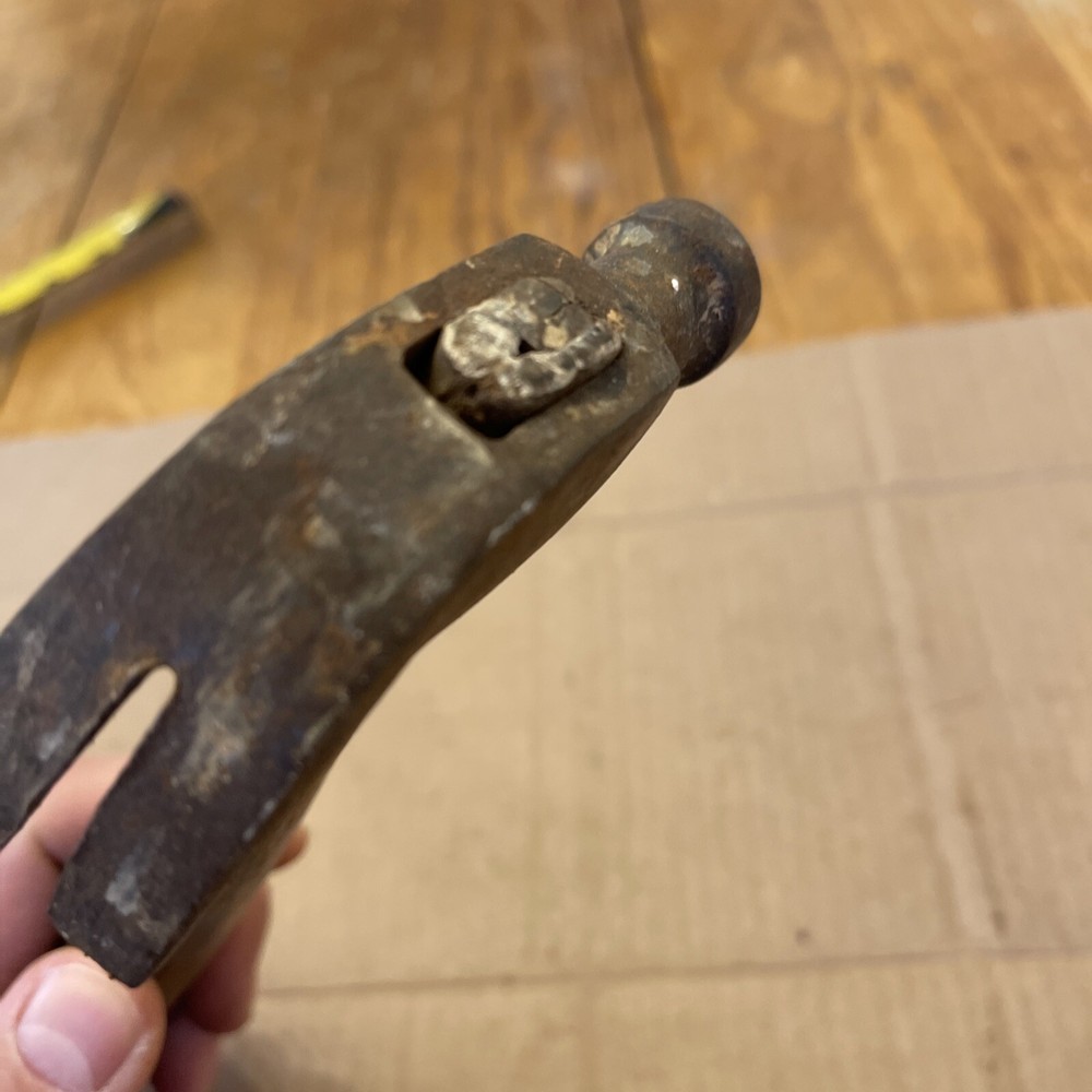 Small Vintage Hammer With Engraved Name