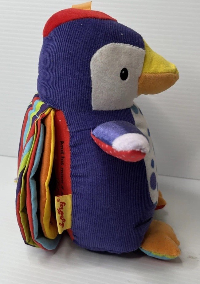 SoftPlay Read & Discover Penguin Book Plush 2008