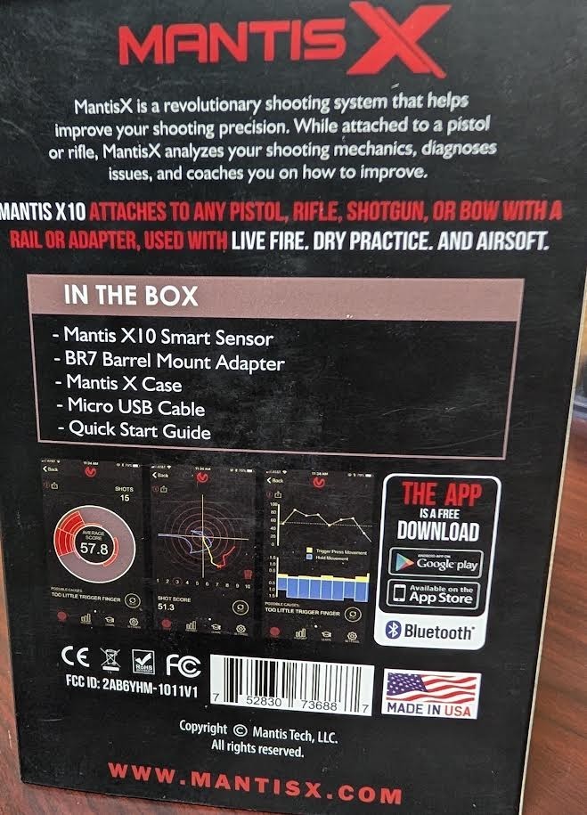 Mantis X10 Elite Shooting Performance System |Dry Fire Training System | Works w