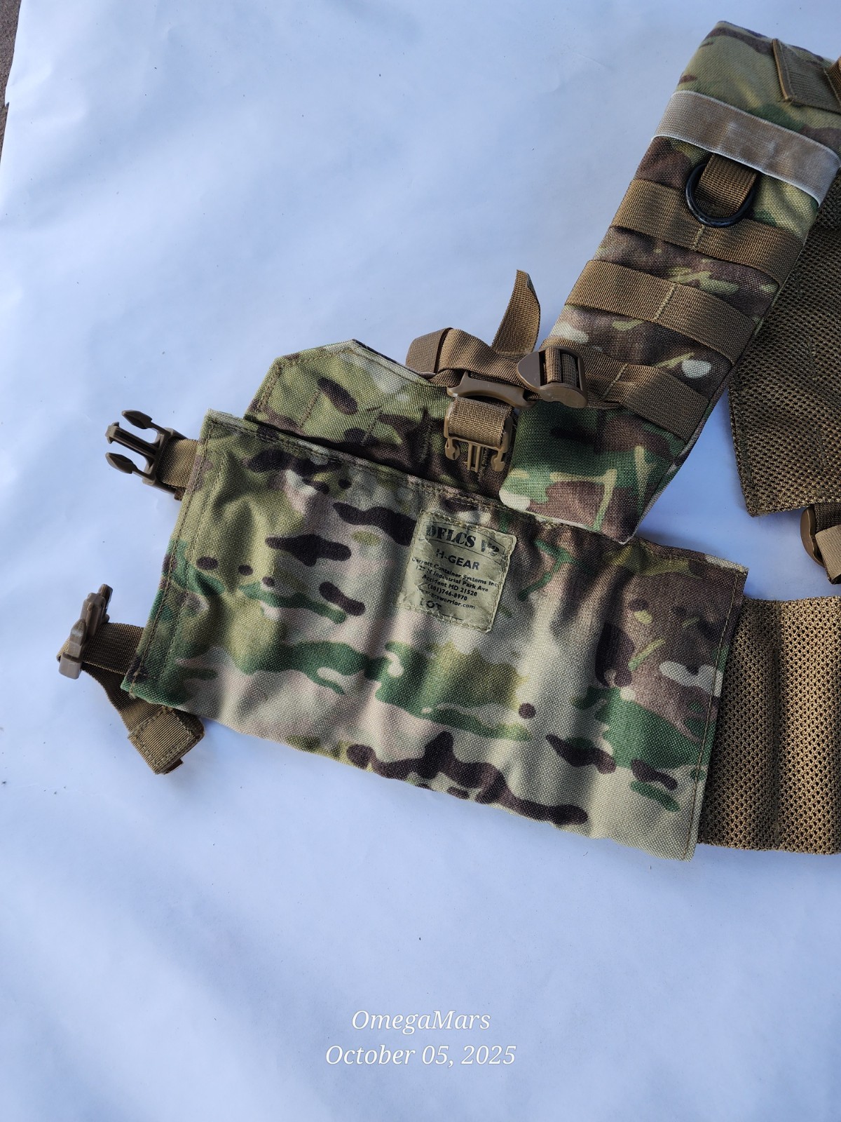 USGI H-Harness Load Bearing Vest / Tactical Vest / Multicam /OCP US Army Size L