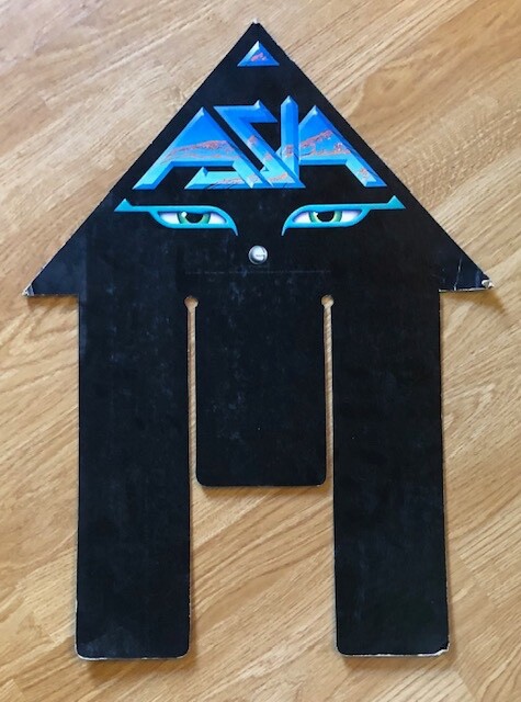 RARE! VINTAGE! ASIA "ALPHA" 1983 PROMO ALBUM DISPLAY + WETTON-HOWE-DOWNES-PALMER