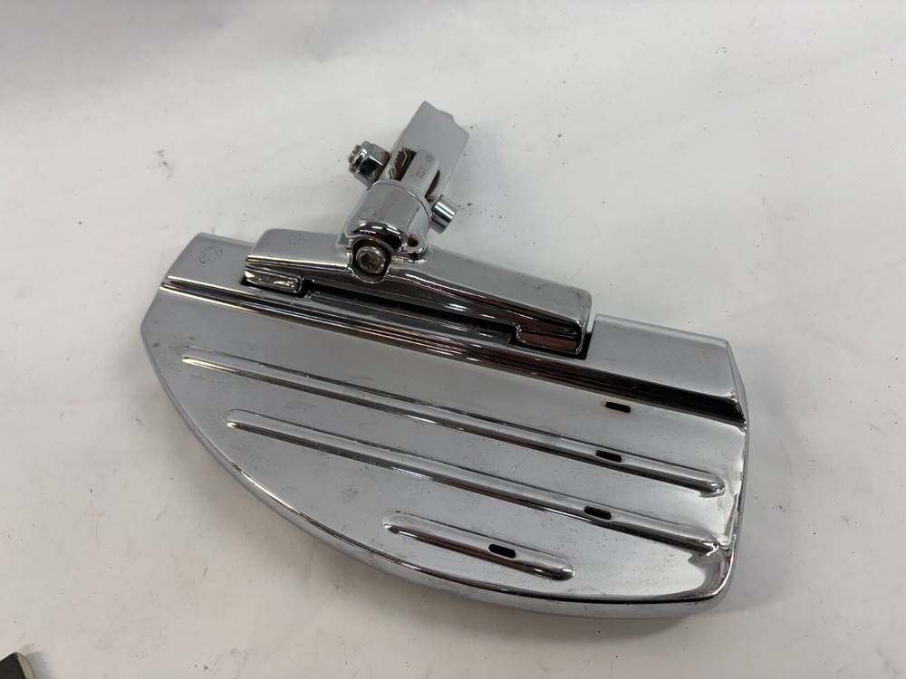 Harley chrome rubber floorboard footboard platform peg left LooK