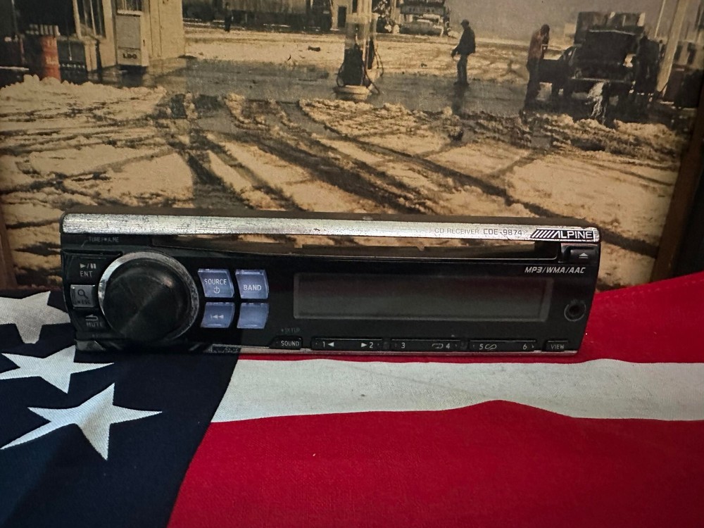 cde-9874 alpine FACEPLATE only