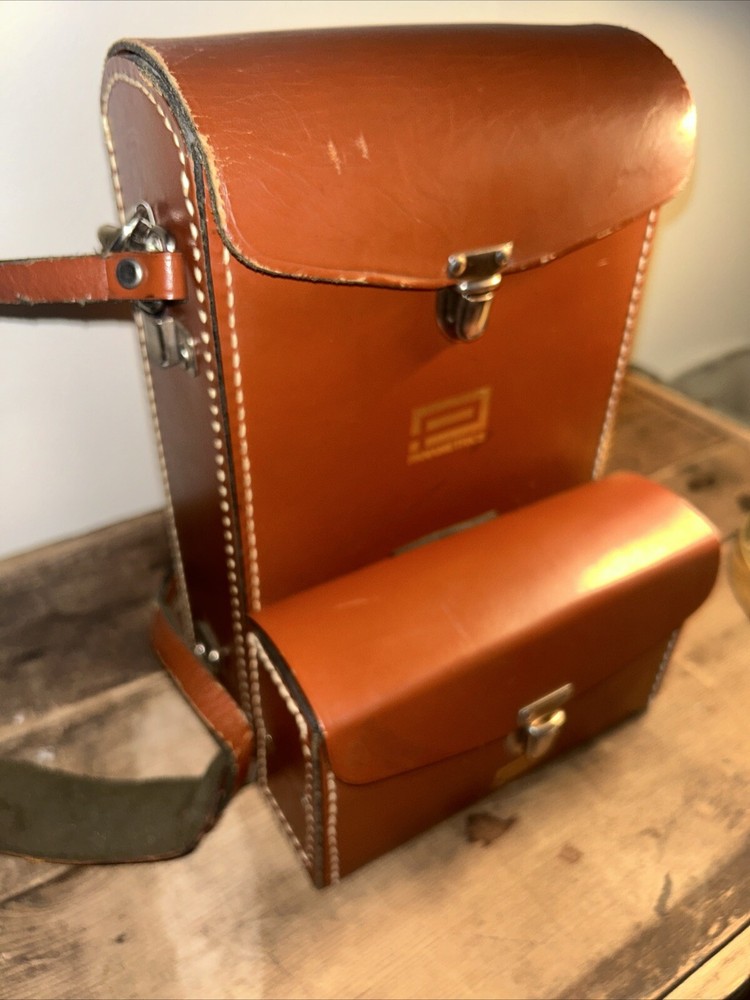 Panametrics Leather Hard CASE carrying case for Electronics (CASE ONLY)