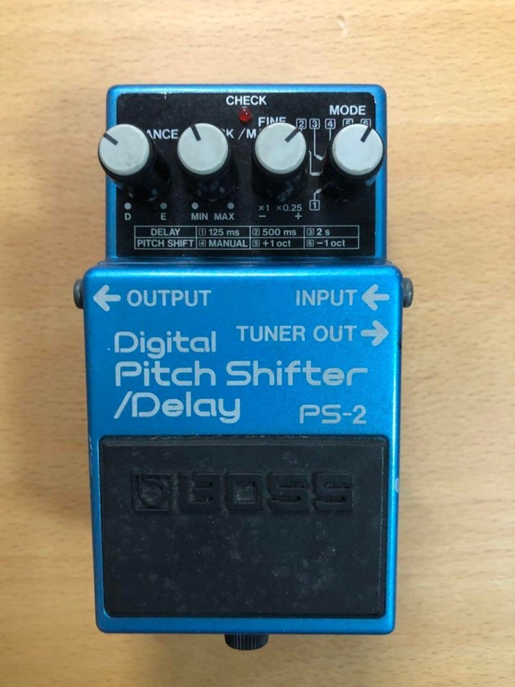BOSS PS-2 Digital Pitch Shifter Delay Guitar Effects used