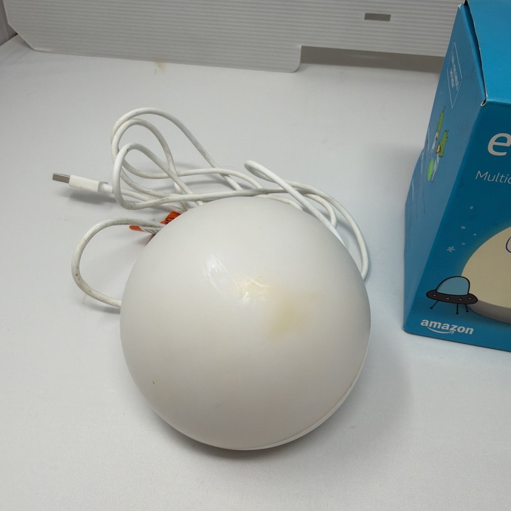 Amazon Echo Glow Multicolor Smart Lamp for Kids Alexa Compatible, White