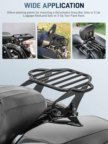 Quick Release Sissy Bar Rack 4 Point Docking Hardware Kits Motorcycle Sissy