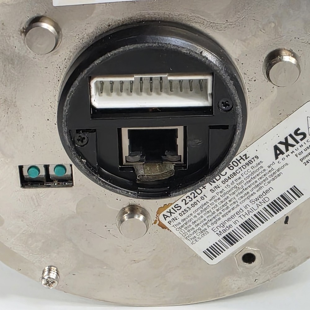 Axis 232D+NDC 60Hz Network Dome Surveillance Video Camera