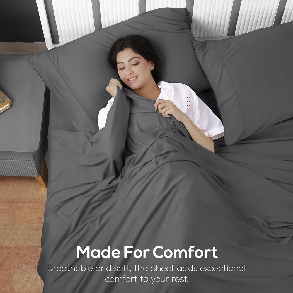 Complete Bedding Set - Knit Sheet Set (4-Piece)