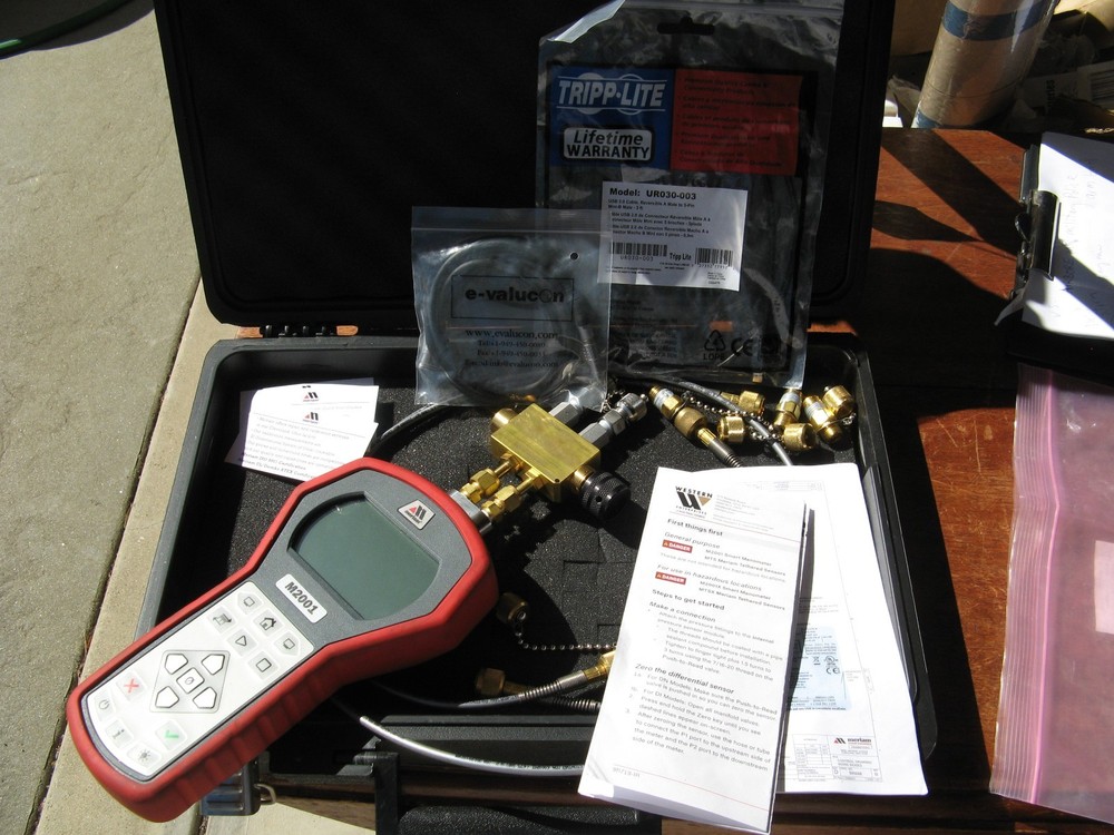 Meriam M2001 Smart Manometer Rotary Gas Meter