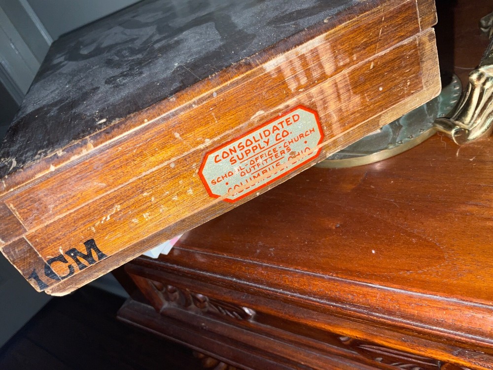 Fulton Chart & Sign Maker Rubber Stamps In original box.