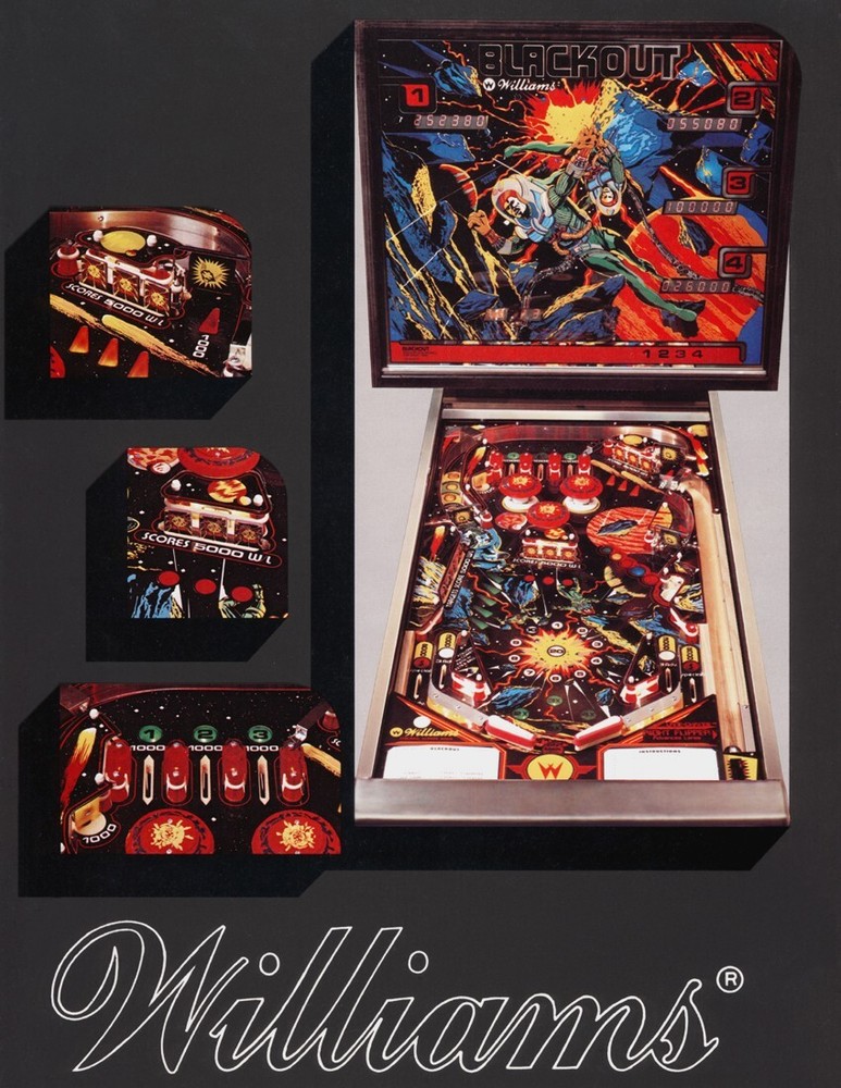 1980 Williams Blackout Pinball Machine Rubber Ring Kit