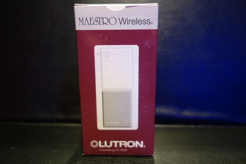 Lutron Maestro Wireless 2 Button Controller MRF2-2B-L-WH