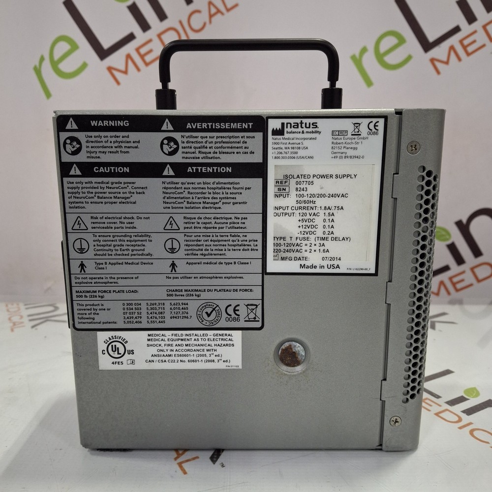 Natus 007705 Isolated Power Supply