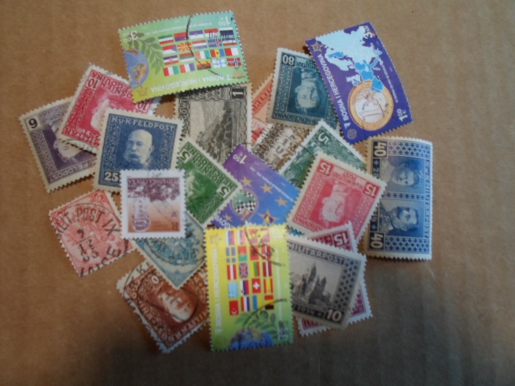 Collection lot 20 different stamps of Bosnia