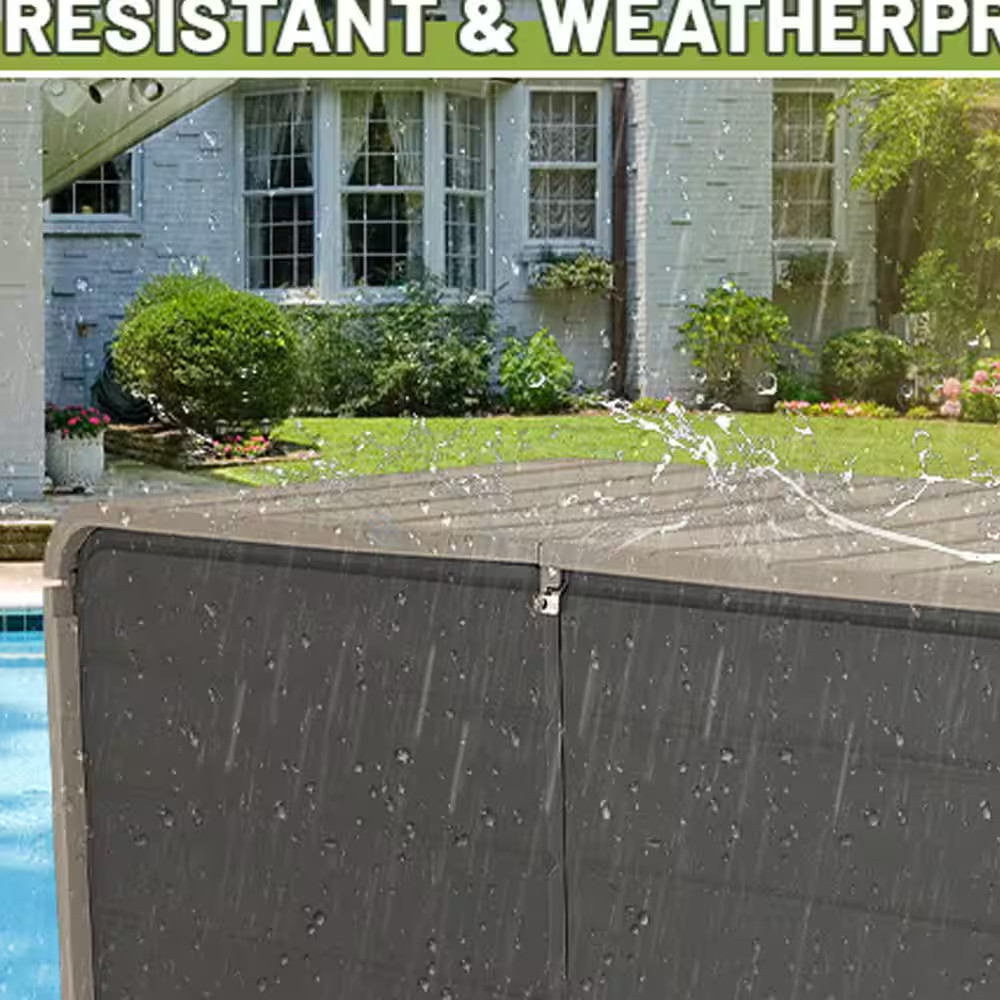 260 Gal. Plastic Outdoor Storage Deck Box